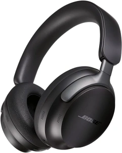 Bose QuietComfort Ultra Bluetooth Headphones, Wireless Headphones with Spatial Audio, Over Ear Noise Cancelling Headphones with Mic, Up To 24 Hours of Battery Life, Black