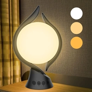 Voraiya Light Therapy Lamp 10000 Lux, UV-Free Therapy Light with 5 Brightness & 3 Color Temperature, 4 Timer & Memory Function, Full Spectrum, Bright Seasonal Sun Light Lamp for Bedroom, Office