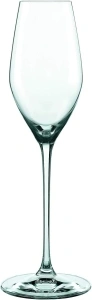 Nachtmann Supreme Collection Champagne Flutes, Set of 4 Glasses | 9-Ounce Modern and Elegant Stemmed Glass, Crystal Clear, Dishwasher Safe