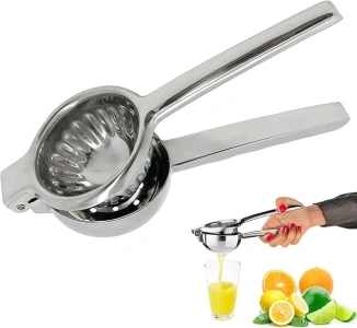 Lemon Squeezer Large Juicer Hand Manual Lime Citrus Press Stainless Steel