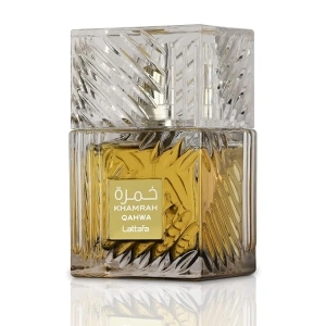 Lattafa Khamrah Qahwa for Unisex Eau de Parfum Spray, 3.4 Ounce