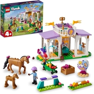 LEGO Friends Horse Training 41746 Toddler Building Toy, Great Birthday Gift for Ages 4+ with 2 Mini-Dolls, Stable, 2 Horse Characters and Animal Care Accessories