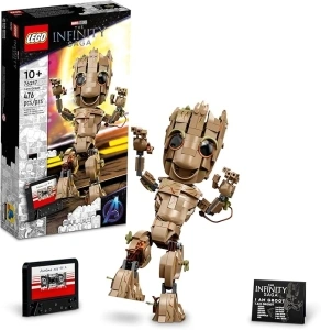 Lego Marvel I am Groot 76217 Building Toy Set - Action Figure from The Guardians of The Galaxy Movies, Baby Groot Model for Play and Display, Great for Kids, Boys, Girls, and Avengers Fans Ages 10+