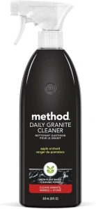 Method Daily Granite Cleaner Spray, Apple Orchard, Plant-Based Cleaning Agent for Granite, Marble, and Other Sealed Stone, 28 oz Spray Bottle (Pack of 1)