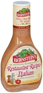 Bernstein's Restaurant Recipe Italian Salad Dressing & Marinade, 14 fl. oz.