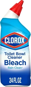 Clorox Toilet Bowl Cleaner, Rain Clean - 24 Ounces (Package May Vary)