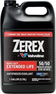 Zerex Extended Life Red Heavy Duty (HD) 50/50 Prediluted Ready-to-Use Antifreeze/Coolant 1 GA