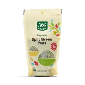 365 by Whole Foods Market, Peas Split Green Organic, 16 Ounce