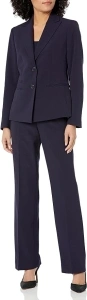 Le Suit Women's 2 Btn Peak Lapel Jacket/Pant