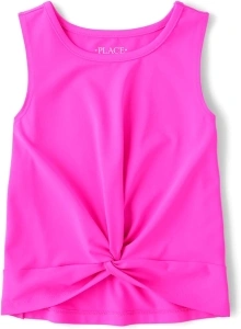 The Children's Place Baby Girls' and Toddler Active Twist Front Tank Top