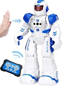 KingsDragon Robots Toy for Kids, RC Gesture Sensing Toy, Interactive Walking Singing Dancing Robot Birthday Presents for Boys Girls Age 6 7 8 9 Years Old