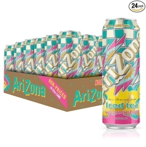 AriZona Lemon Tea - Big Can, 22 Fl Oz (Pack of 24)