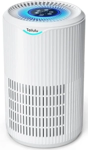 Air Purifiers for Home Large Room Up to 1500 Ft², Tailulu 3-in-1 Filter with sleep mode for Bedroom Living Room, Kitchen, Office, HEPA Air Purifier for Pet Dander Smoke Odor Dust Pollen