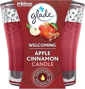 Glade Candle Jar, Air Freshener, Apple Cinnamon, 3.4 Oz