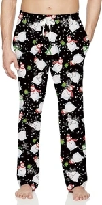 Vogseek Men Christmas Pajama Pants Men's Pajama Christmas Sleepwear Men Pajamas Christmas Vacation Sleep Pant With Pockets