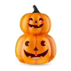 Halloween Clay Double-Stack Jack-o'-Lantern Outdoor Decoration, 13.6 in, by Way To Celebrate