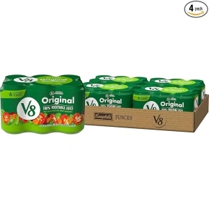 V8 Original 100% Vegetable Juice, 11.5 fl oz Can (24 Pack)