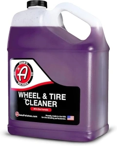 Adam's Wheel & Tire Cleaner Gallon - Professional All in One Tire & Wheel Cleaner Car Wash Wheel Well Cleaning Spray for Car Detailing | Safe On Most Rim Finishes