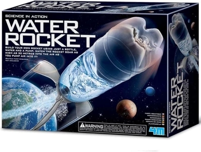 4M Water Rocket, Science Kit to Build Your own Rocket Using a Bottle, Water and a Pump, Reach Heights of 30m, for Ages 14+