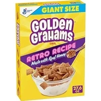 Golden Grahams Breakfast Cereal, Graham Cracker Taste, Whole Grain, Giant Size, 27.6 oz