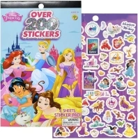 UPD Disney Princess Sticker Pad 200 + Stickers, Multi