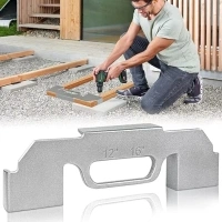 3 in 1 Framing Tools - 12"/14"/16" Framing Tool On-Center Framing Stud Layout Tool 100% Cast Aluminum Precision Framing Measurement Tools Precision Framing Tools for Frame Walls Floors Roofs