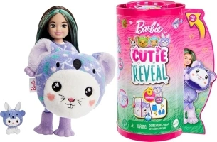 Barbie Cutie Reveal Chelsea Doll & Accessories, Animal Plush Costume & 6 Surprises Including Color Change, Bunny as Koala