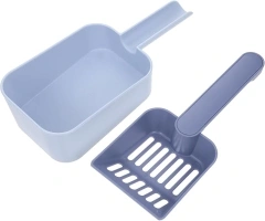 Fine Litter Scoop 1 Set Cat Litter Shovel Set Metal Dustpan Cat Toilet Cleaning Scooper Cat Litter Scooper Cat Litter Cleaning Scoop Cat Litter Scoop with Dustpan Lift