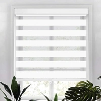 Lululand Free-Stop Cordless Zebra Shades with Modern Design - (24