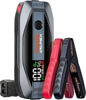 Fanttik T8 APEX 2000 Amp Jump Starter, 20000mAh Car Battery Pack for Up to 8.5L Gasoline and 6L Diesel Engines with LED Display, 65W PD Fast Charger,12V Extreme Safe Lithium Portable Jump Starter