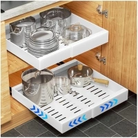 Pull Out Cabinet Organizer,1 Pack Expandable(12.6