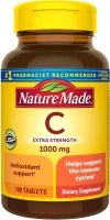 Nature Made Extra Strength Vitamin C 1000 mg, Dietary Supplement for Immune Support, 100 Tablets, 100 Day Supply