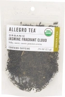 Allegro Tea, Organic Jasmine Fragrant Cloud, Loose Leaf Tea, 0.75 oz