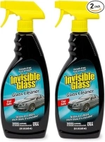 Invisible Glass 92164-2PK 22-Ounce Premium Glass Cleaner and Window Spray for Auto and Home, Streak-Free Shine on Windows, Windshields, and Mirrors, Residue-Free, Ammonia-Free, Tint Safe, Pack of 2