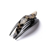 1pcs Classic French Barrette Side Slide Banana Clips for Women 5 inches in length Hair Clamps Holder Accessories (A)