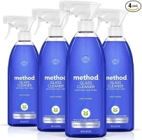 Method Glass Cleaner, Mint, 28 Ounce, 4 Pack, Packaging May Vary