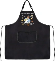 G2TUP C Farley Inspired Gift Lunch Lady Land Apron With Pockets Lunch Lady Kitchen Gift Cafeteria Worker Gift