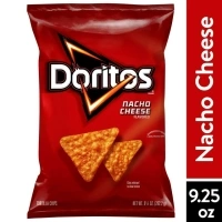 Doritos Tortilla Chips Nacho Cheese Flavored Snacks Chips, 9.25 Ounce Bag