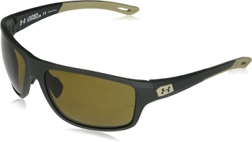 Under Armour Mens Under Armour Male Style Ua 0004/S Sunglasses, Green/Polarized Brown, 65mm 16mm US