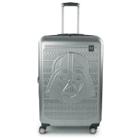 Darth Vader Embossed 29 in. Silver Spinner Suitcase