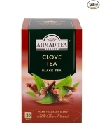 Ahmad Tea Black Tea, Clove Teabags, 20 ct (Pack of 6) - Caffeinated & Sugar-Free