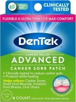 DenTek Canker Relief Sore Patch Relieves Canker Pain, 6 Count (Pack of 1)