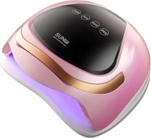 248W UV LED Nail Lamp, Nails Dryer for Gel Nail Polish, Fast Curing with Automatic Sensor 4 Timers and LCD Display Gift for Women and Girls