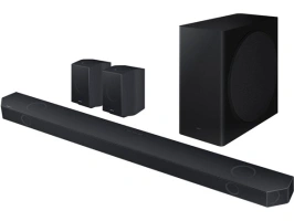 (NEW) Samsung Q-series 9.1.4ch Wireless Dolby ATMOS Soundbar + Rear Speakers w/ Q-Symphony