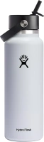 Hydro Flask Wide Flex Straw Cap White 40 Oz