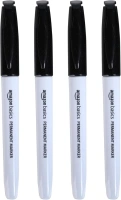 Amazon Basics Fine Point Tip Permanent Markers, Black 4 Pack