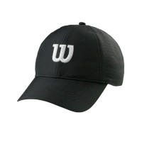 Wilson Ultralight Adult Adjustable Tennis Sport Cap/Hat, Black