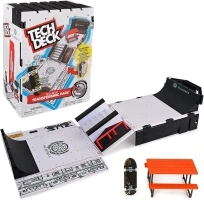 TECH DECK, The Berrics Transforming Park, X-Connect Park Creator, 30-inch Wide Foldable Playset with Storage and Exclusive Fingerboard, Kids Toy for Ages 6 and up