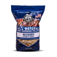 Pit Boss 100% All-Natural Hardwood Hickory Blend BBQ Grilling Pellets, 20 Pound Bag