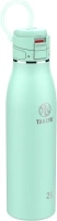 Takeya 25 oz Traveler Stainless Steel Insulated Travel Coffee Mug with Locking Leak Proof Lid, Premium Quality, BPA Free, Aqua